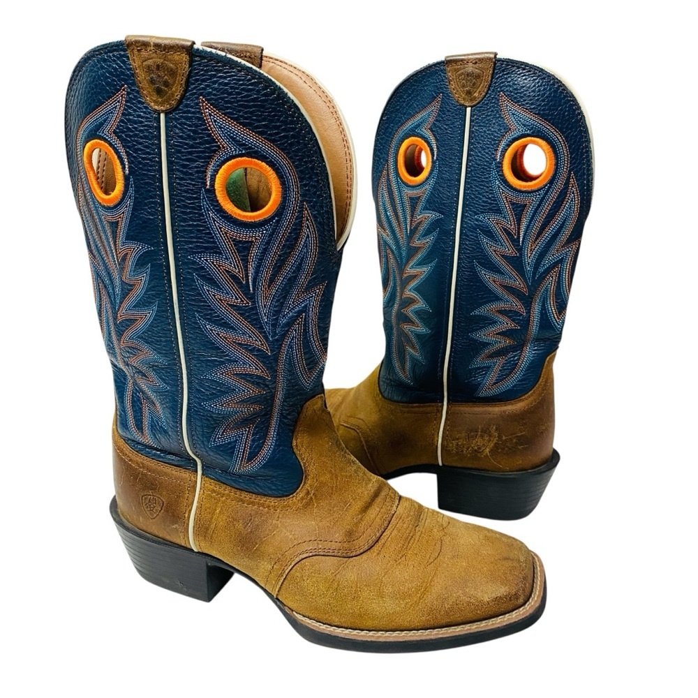 Ariat Sport Outrider Square Toe Western Boots Size 10